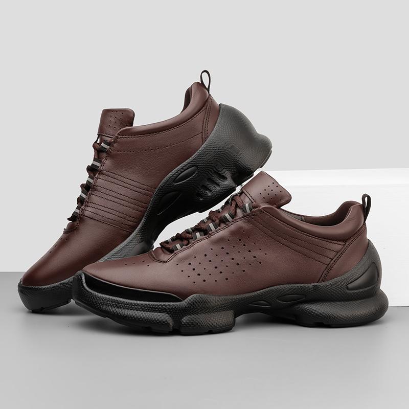 Fashion 2025 New Fashion Athletic Footwear Men's Genuine Leather Sneakers Casual Sports Shoes for Men Breathable Walking Running Shoes