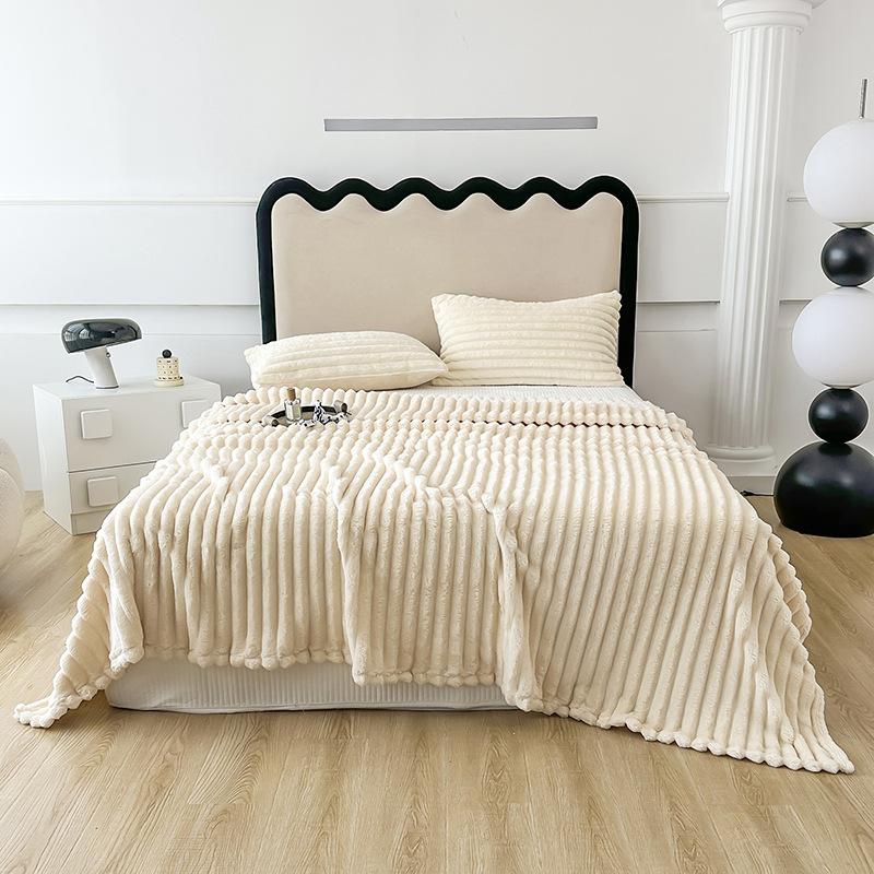 Pătură de aruncat Pătură gri cărbune Pătură super moale din lână pentru canapea Design cu nervuri Se spală bine