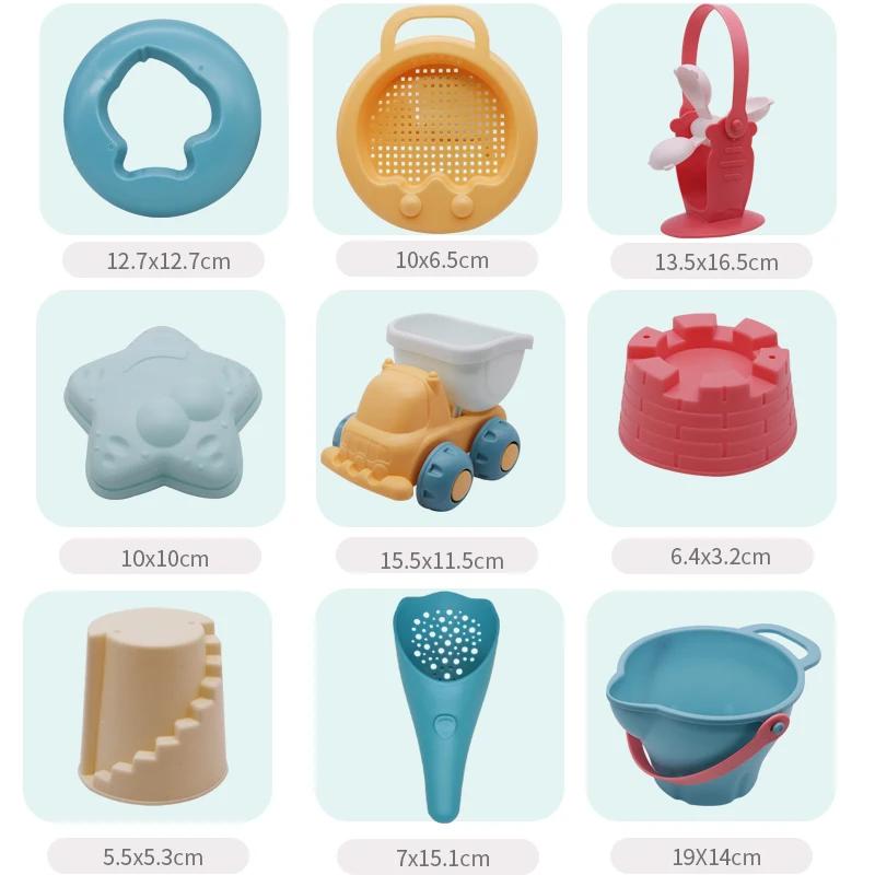 Soft Rubber Beach Toys Beach Water Play Sand Play Soft Material Summer Hot Selling Children's Water Play Toy Set