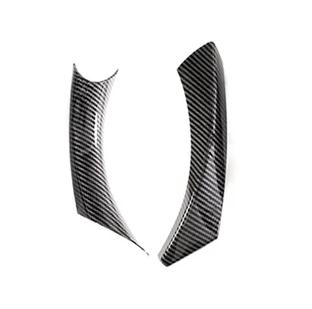 

2 pcs car accessories carbon fiber texture left/right door handle pull cover trim for BMW 3 Series E90 E91 316 318 320 325 328i
