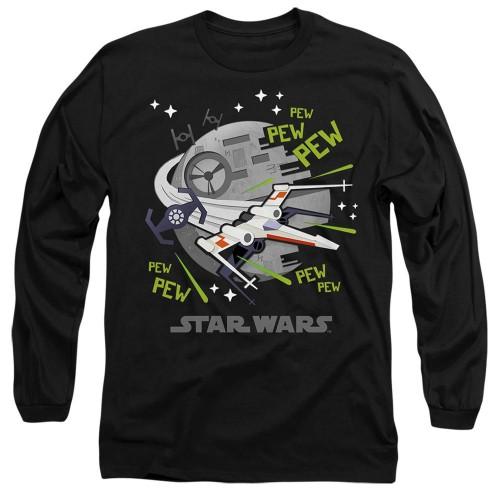 STAR WARS Unisexové tričko pro dospělé Pew Pew X-Wing