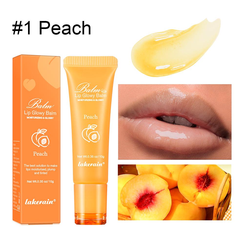 Lakerain Glossy Hydrating Lip Balm with Fruity Scent, Reduces Lip Lines
