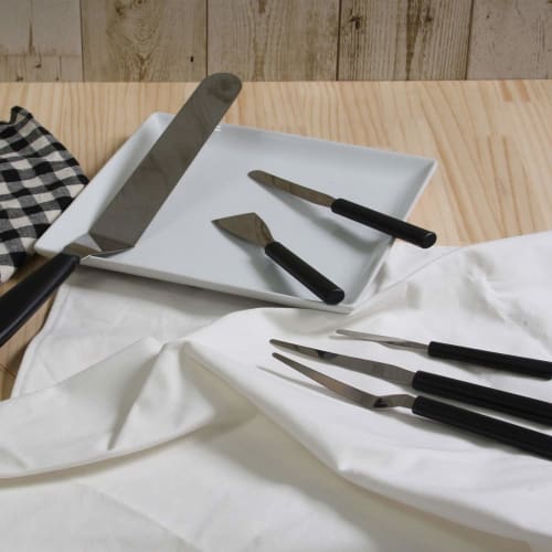 Shimizu Cutlery Mini Spatula with Blade, 35mm, No.7