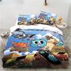 New Carton The Amazing World Gumbal Beding Set Bedrom Soft Modern Bedspreads Comefortable Soft Duvet Cover Comfortable Quilt Cover Pilowcase