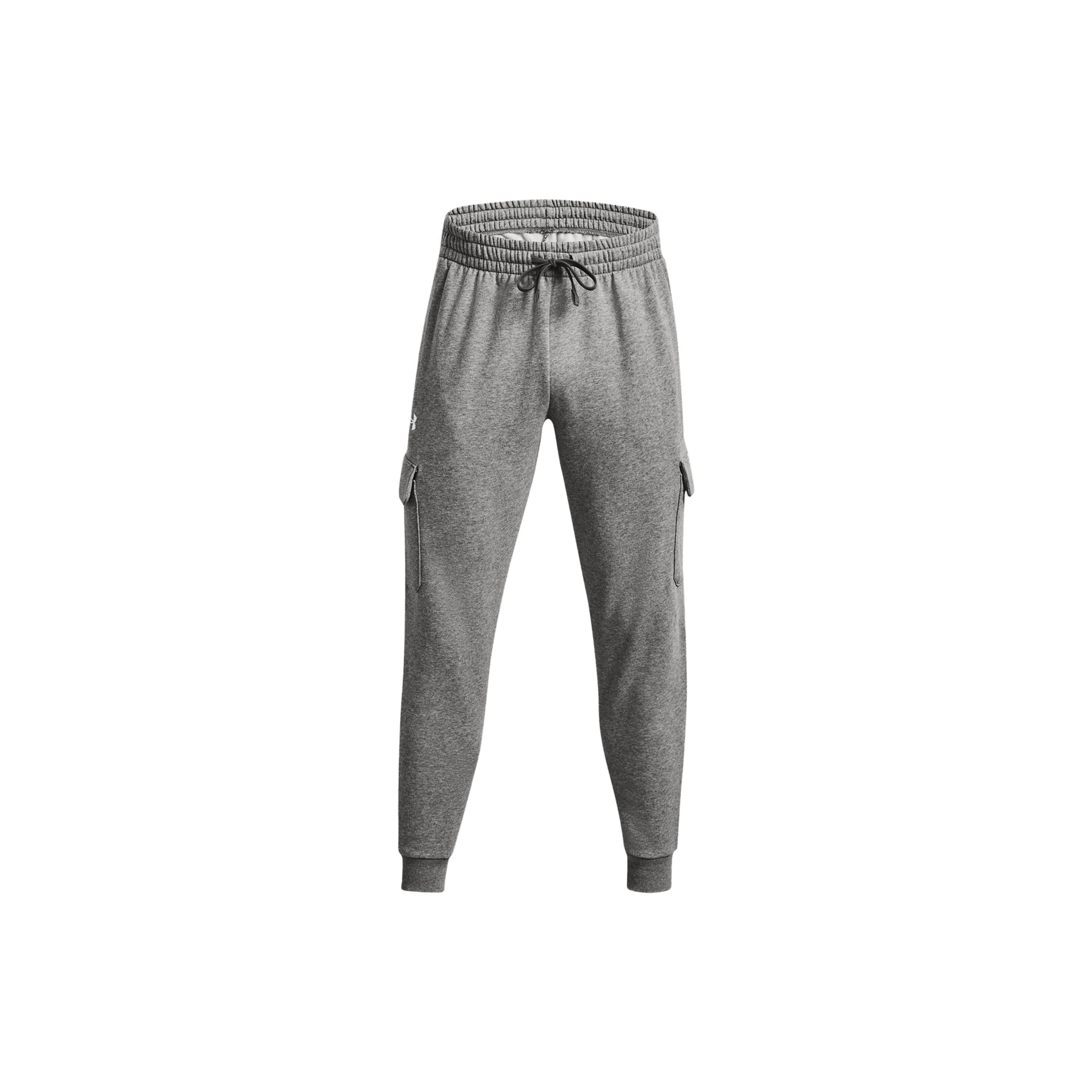 Under Armour Rival Fleece Cargo Joggers Grey Men s 1382134-026 XXL