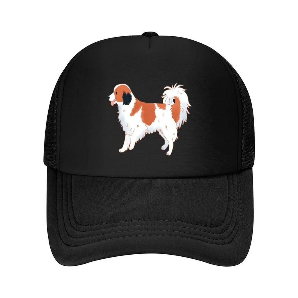 Cute Kooikerhondje Dog Illustration Baseball Cap Tea Hat Golf Hat Hat Unisex Luxury Baseball Cap Hats Women Unisexs