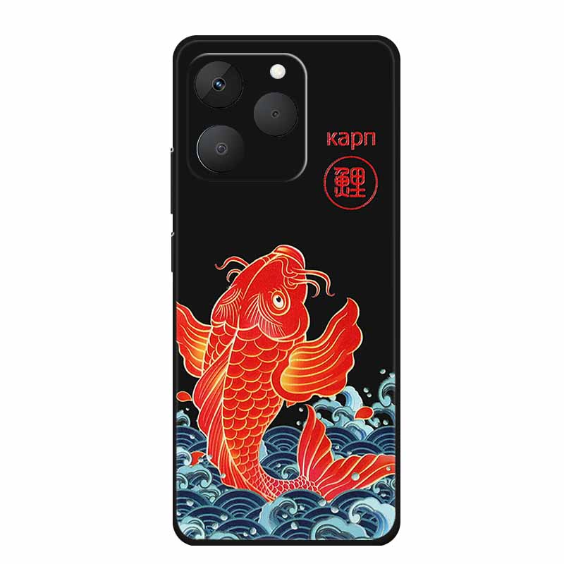 3D Emboss Case For Realme Note 70T Phone Case 70 T Coque Flowers Silicone Soft Back Cover For Realme Note 70 Narzo 80 lite Case