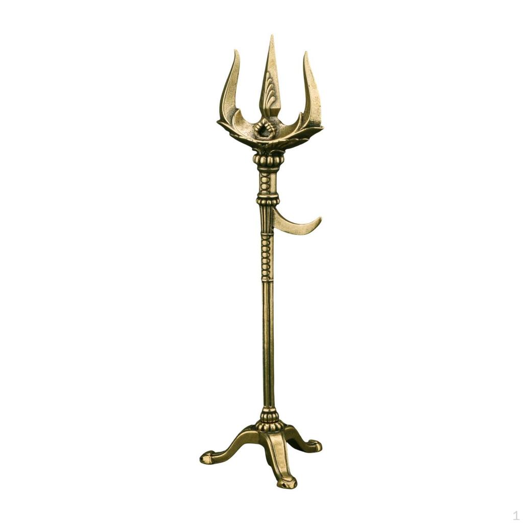 Trident Mosazná Ozdoba Socha Bar Umělecké Dílo Kavárna Měď Zvíře Narozeninové Dárky Foto Rekvizity