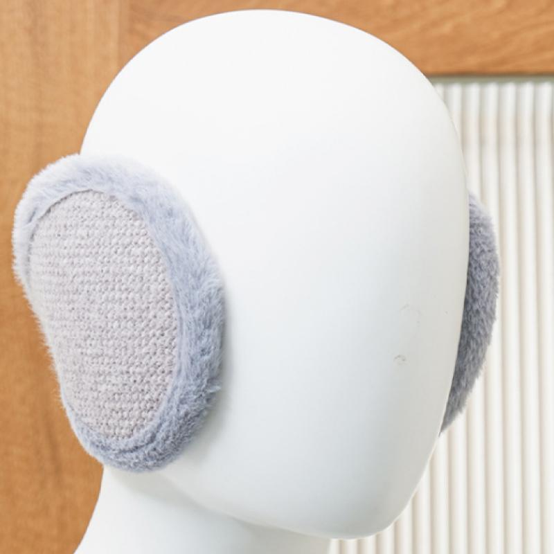 Daiso Big Size Fur Earmuffs Gray