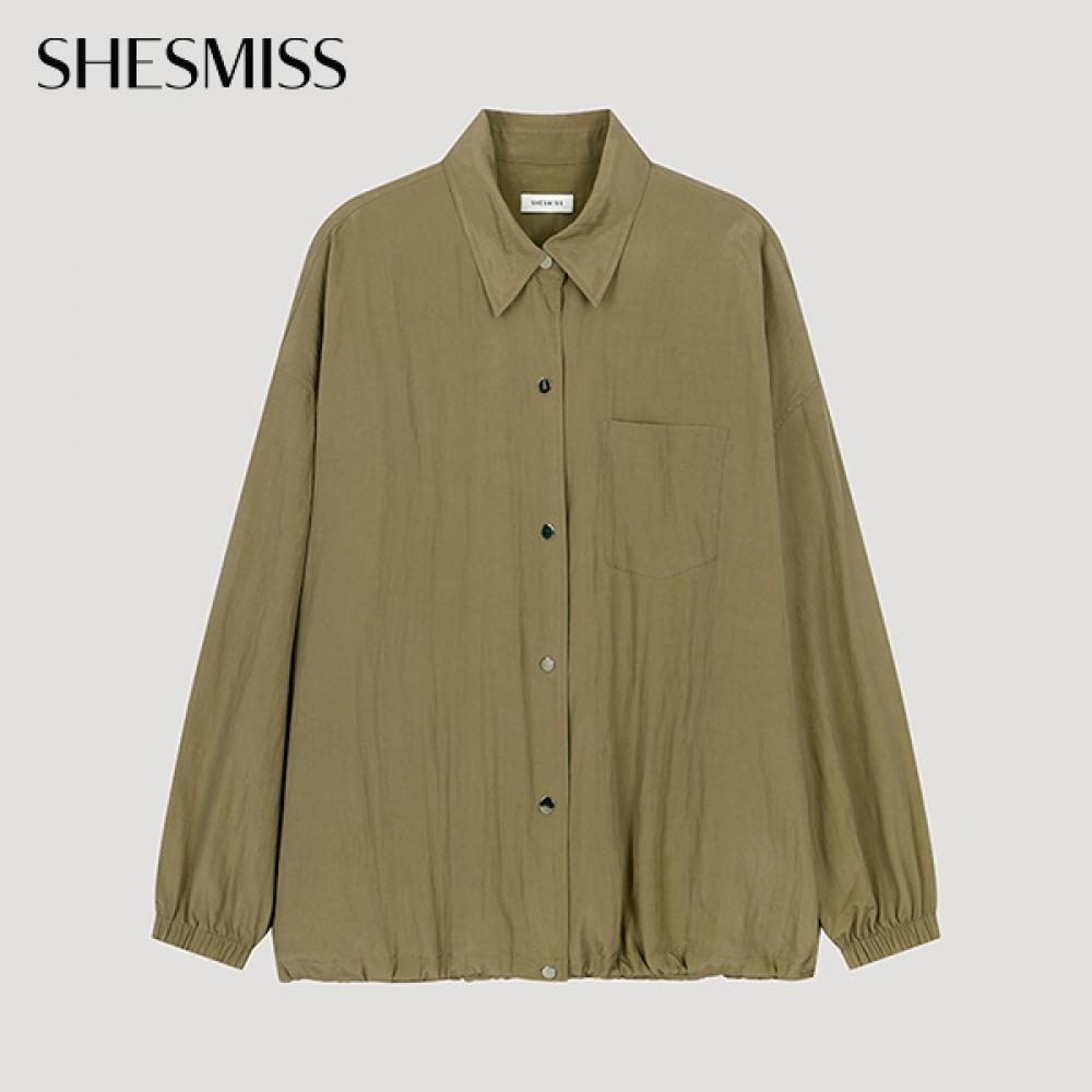 

She S miSS drawString Shirt SwwSto31050 Db dark beige/55