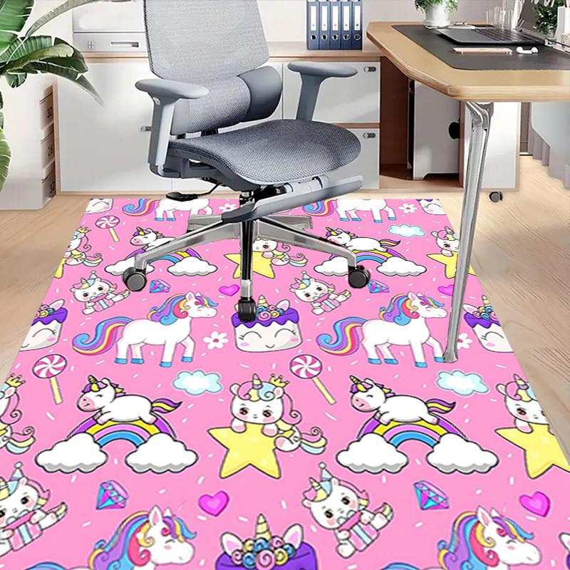 1PC Unicorns Clouds Extra Large Non-Slip Floor carpet, Office, family, bedroom, Studio - Large Area RugJ0339