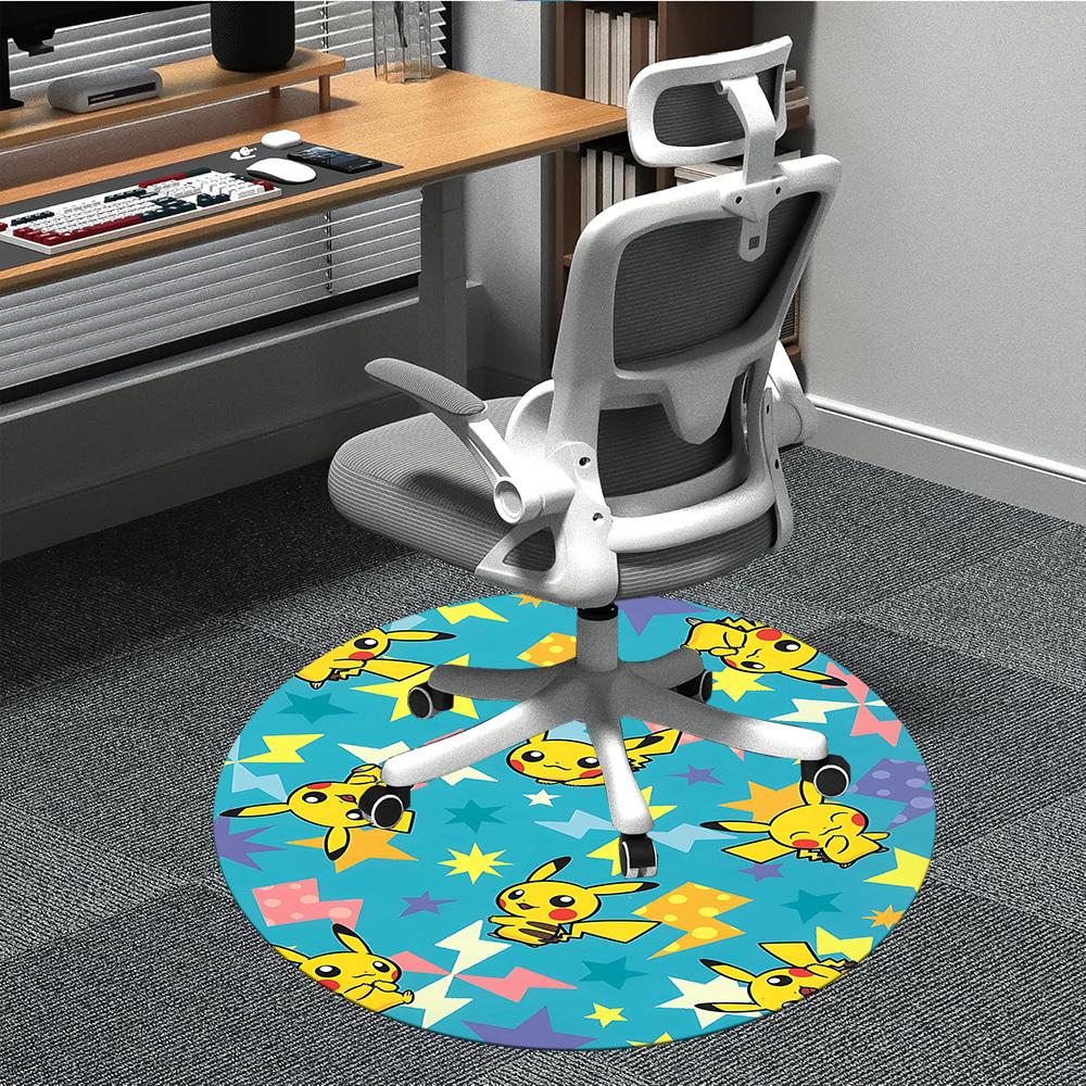 

1pc Stars Office Round Area Rug, Under Office Chairs Bedroom Living Room Home Decor a1022264 80cm by 80cm