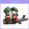 Diy Korean Style Love Heart Couple Figurines With Pvc Material For Wedding Gifts And Home Decor