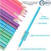 LBW 72 Macaron Pastel Colored Pencils Set Soft Core Macaron Colors for Adults Coloring Books Kids Beginners Blending Shading Sketching