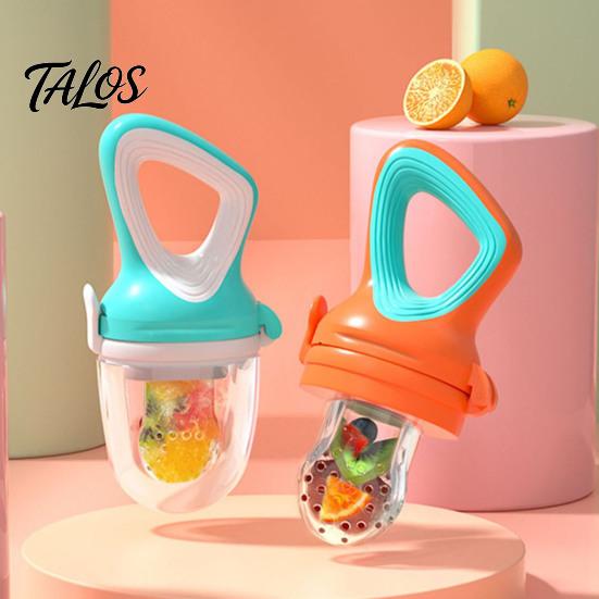 Fresh Food Feeder for Baby Silicone Fruit Pacifier, Self Feeding And Teething Easy Grip Teether Relief Toy, to Hold Seamless Odorless Toddler Nibbler