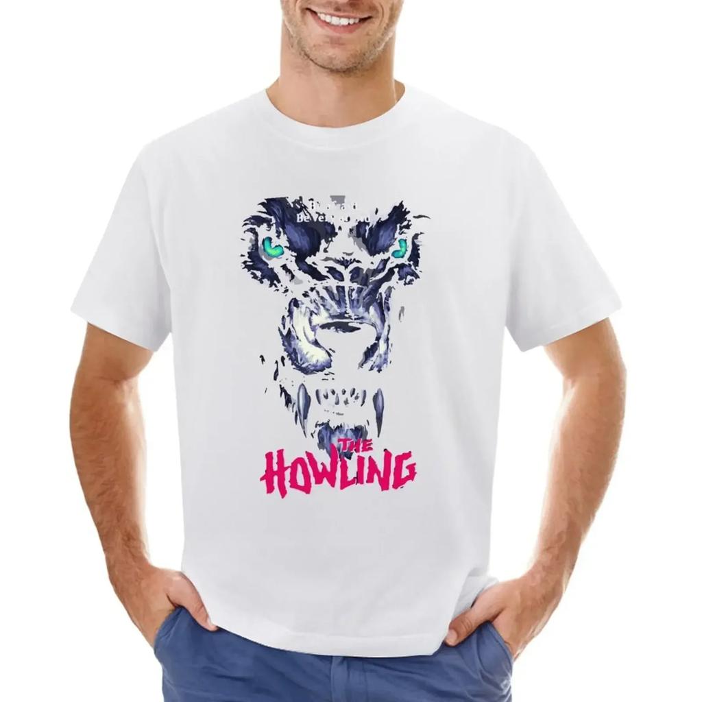 The Howling T-shirt aesthetic clothes new edition Men's cotton t-shirt