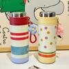 316 Stainless Steel Thermos Mug For Children And Girls With High Value Rope Lift, Portable Delicate And Cute Vacuum Tea Cup