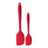 Long Handle Silicone Scraper  for Butter Cake Cooking Tool Kitchenware(Yellow)