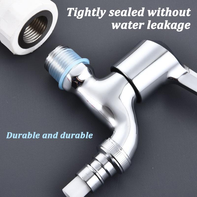 400Pcs Silicone Faucet Leak-proof Sealing Gasket Pipe Triangle Valve Washer Tap Hose Prevent Dripping   Leakage Plug Teflon Ta