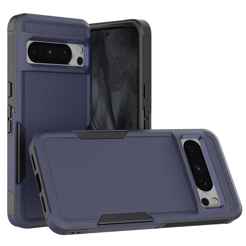 2IN1 Rugged Heavy Duty Armor Case for Google Pixel 9A 9 Pro XL 8A 7A 6A 8 7 6 Pro 5G PC+TPU Shockproof Protector OTT-B Cover Box