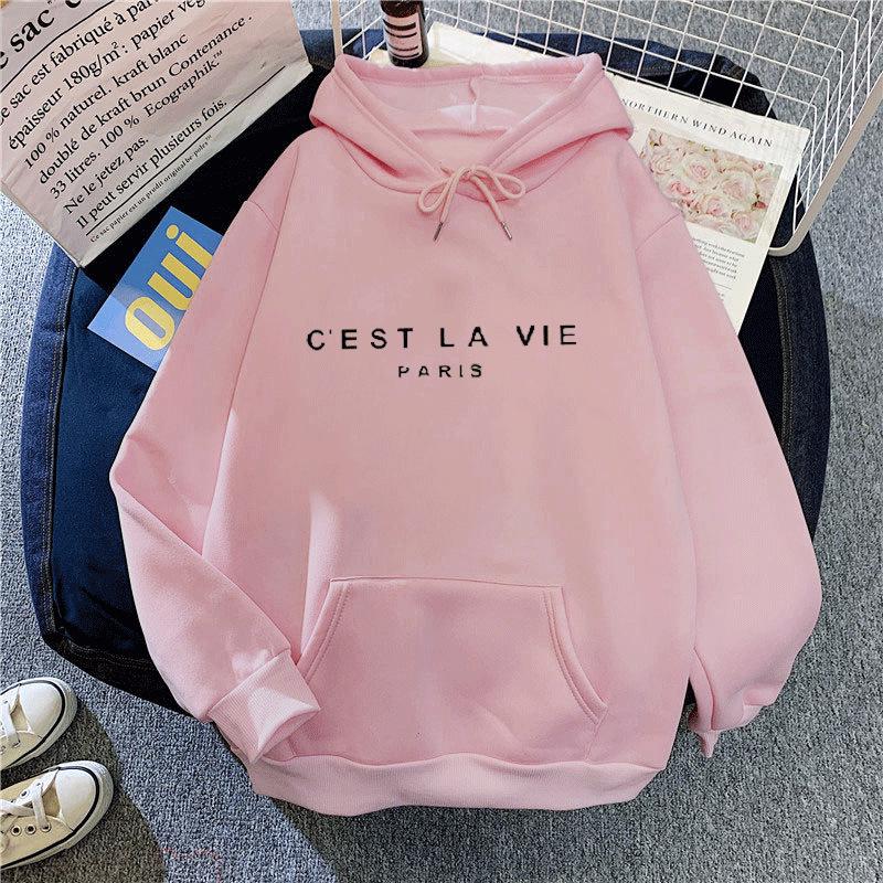 Plus Size Autumn/Winter 2025 Loose Fit Hoodie - Trendy Warm Women's Sweatshirt