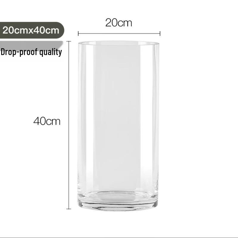 ZISIZ Large Transparent Acrylic Flower Conditioning Bucket