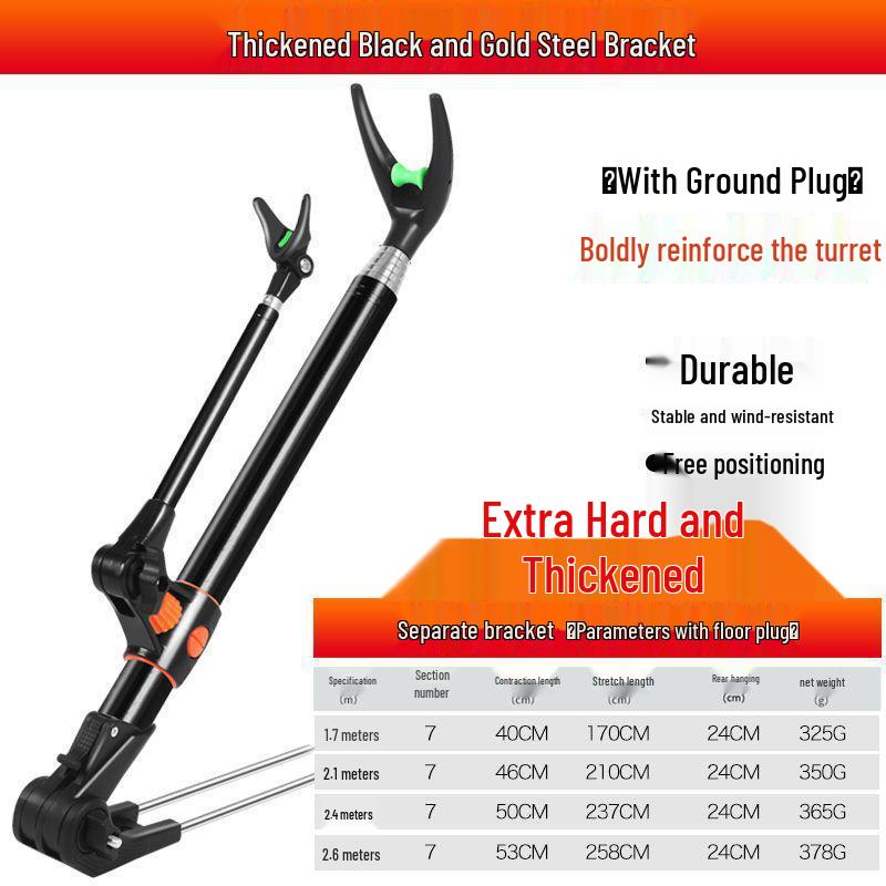 Ground Insert Table Fishing Rod Holder Stand