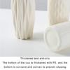 6PCS Elegant Plastic Flower Holder Vases With Subtle Texture Small Storage Bottle For Home Decoration
