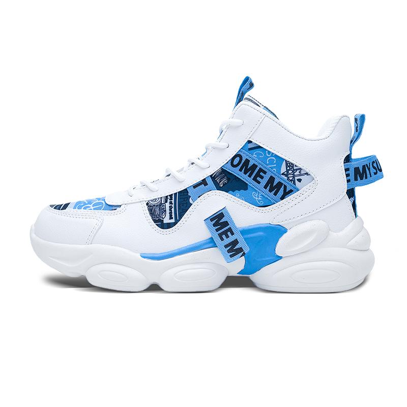 New Men's Shoes for Autumn and Spring Basketball and Running Shoes for Middle School Students Casual Shoe for Teenagers Dad Shoe