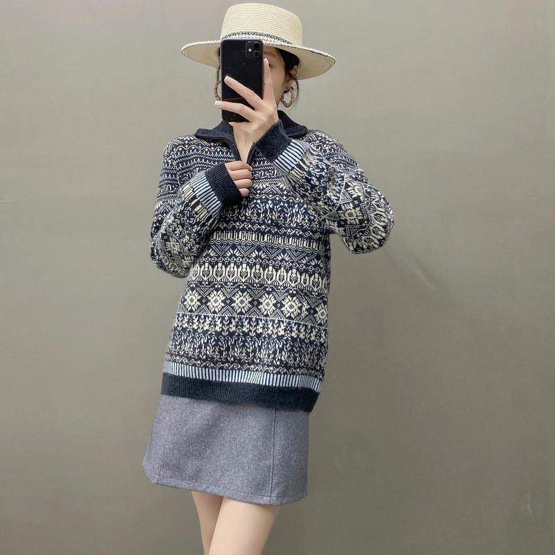 Qinghe 100% Pure Cashmere Women's Sweater - Ultra Soft Luxury Winter Pullover