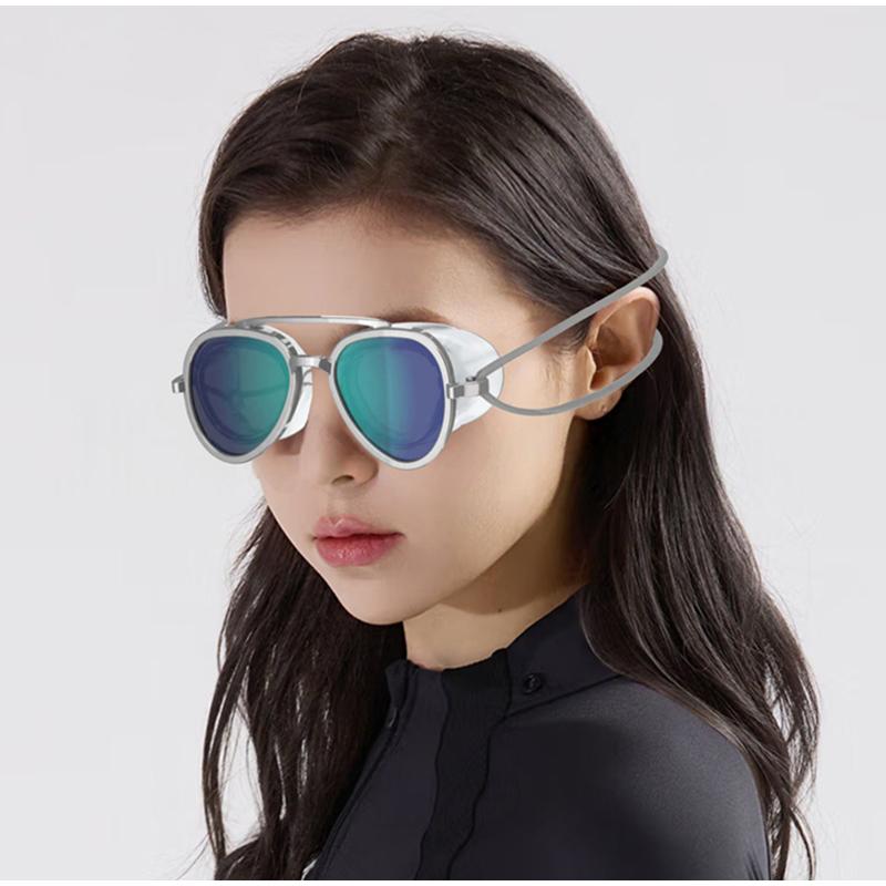 Gafas de natación antivaho de visión completa Gafas de natación antivaho profesionales de ángulo completo Gafas de natación para hombre y mujer Gafas retro