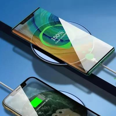 New 15W Wireless Charger Fast For iPhone 14 13 12 For Airpods Visible Wireless Charging Pad For Samsung S22 S10 Xiaomi Samsung