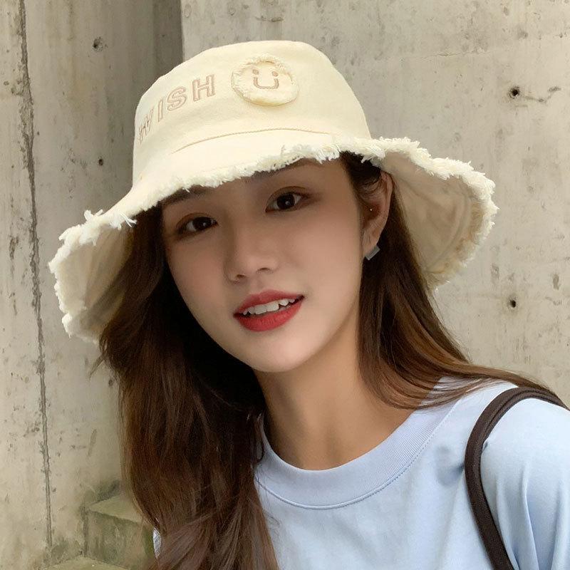 Women's Summer Big Hat Brim Japanese Face Covering Summer Big Brim Fisherman Korean Style Versatile Sun Protection Trendy Sun Protection Hat