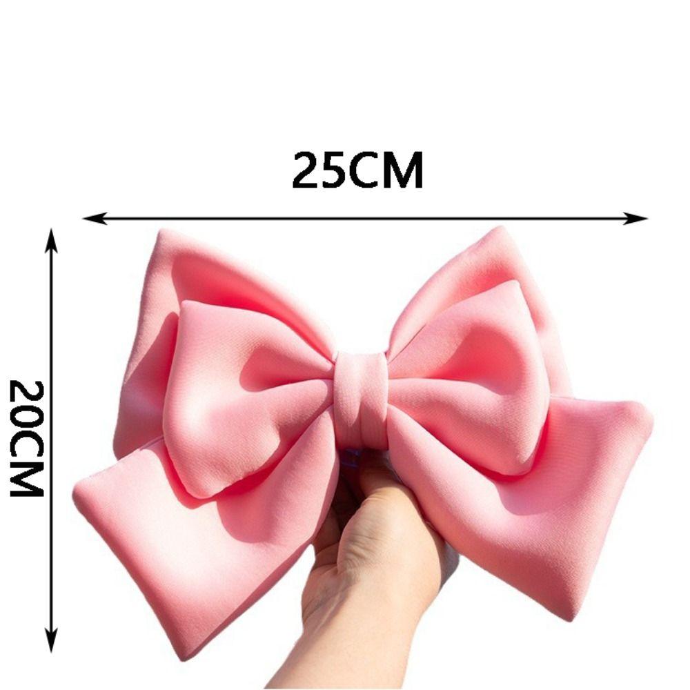 Cloth Cloth Satin Ribbon Bow 12 Colors Helmet Headwear Helmet Bowknot Electric Vehicle Decoration