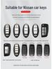 Passt für 14. Generation Nissan Teana, Sylphy, Qashqai, T-Roc, X-Trail, Tiida, Kicks, Murano Schlüsselabdeckungen und weitere Modelle.