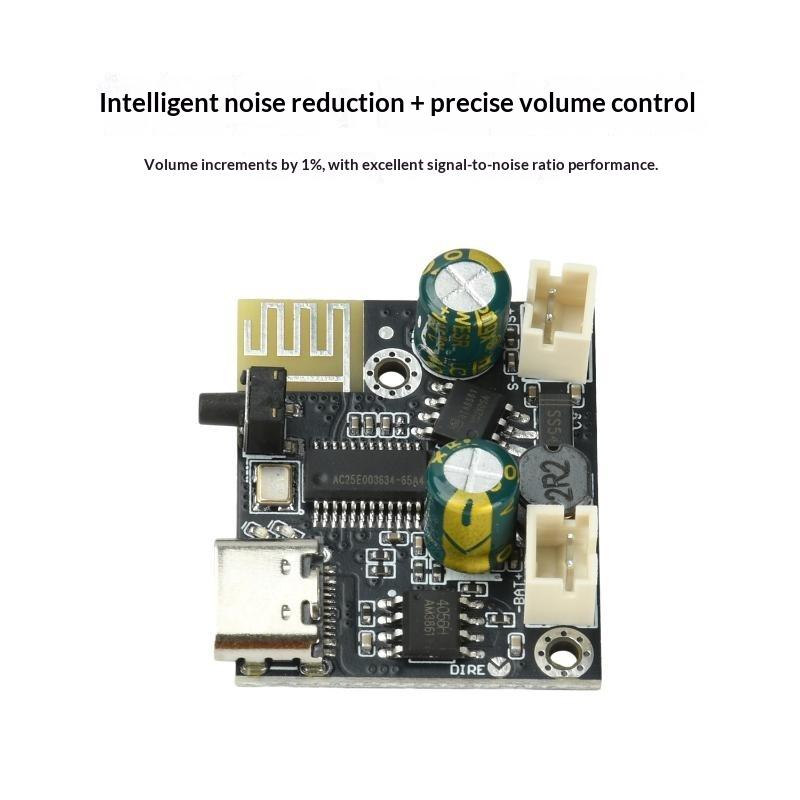 Mono Audio Amplifier Module Bluetooth 5.4 5V USB Powered 6.2W Class D Amp Board for Small Sound System Build