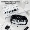 Multi-Layer Pencil Case Star Piano Keyboard Print Pencil Pouch INS Stationery Pouch  Students