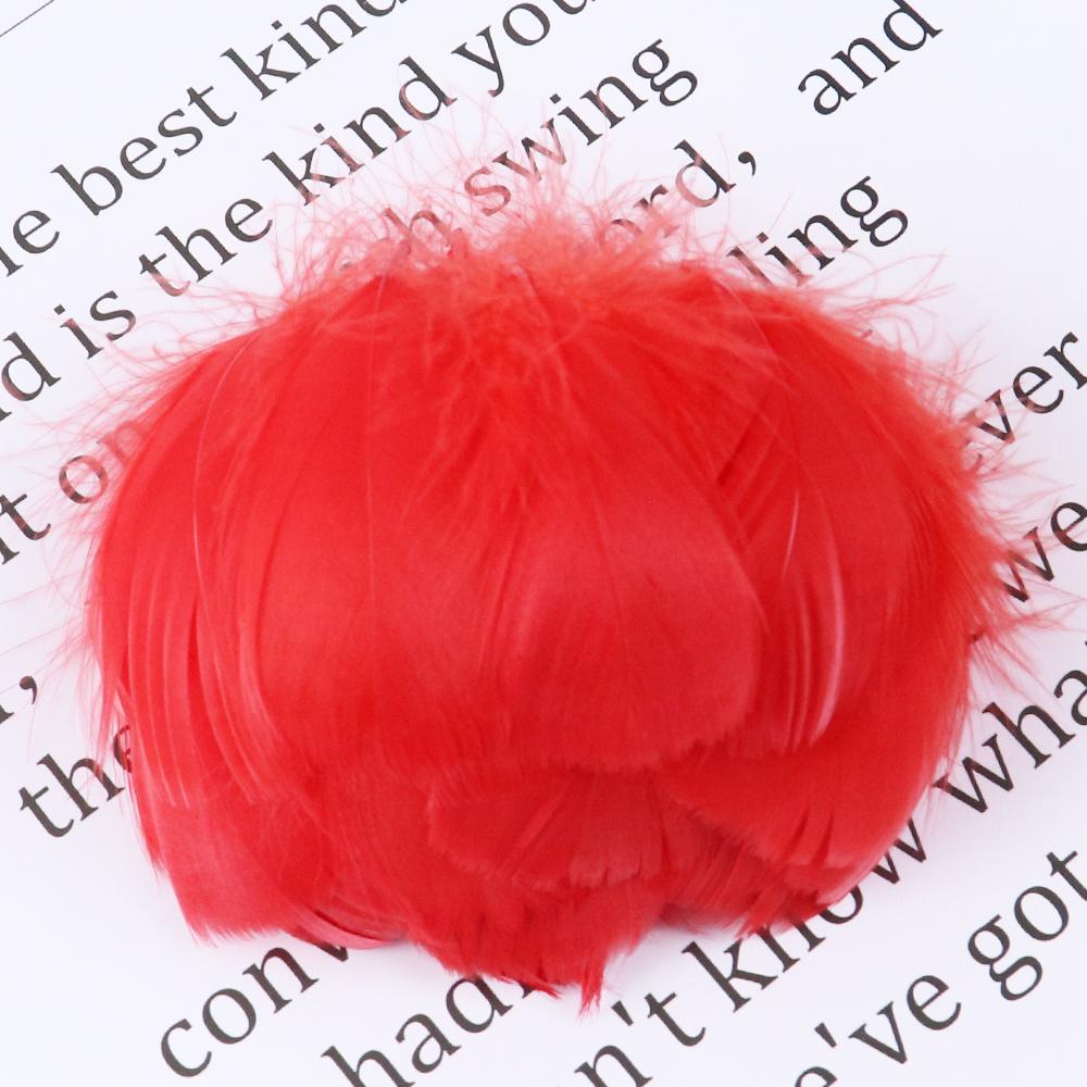 100Pcs/Lot Colour Goose Feathers 5-8Cm 8-12Cm Natural Feathers Crafts For Wedding Diy Handicraft Dream Catcher Decorative Plumes