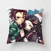 45 * 45Cm Anime Demon Slayer Kimetsu No Yaiba Printed Pillowcase Kids Bedroom Living Room Home Decor Pillow Cases Pillowcase