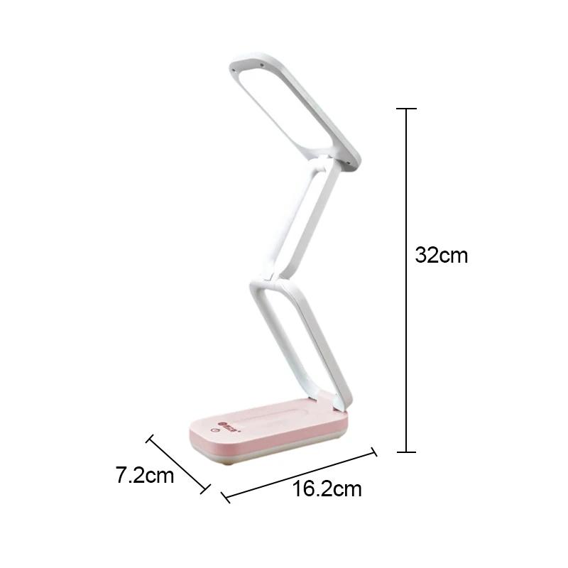 Foldable Solar Powered Desk Lamps and USB Rechargeable Eye Protection Reading Lights Room Bedside Dimmable Desk Night Lighting
