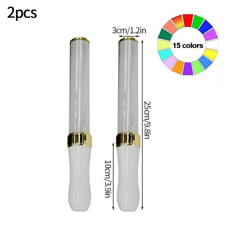 1-10Pcs K-Pop Lightstick Led Glow Sticks 15 Color Reusable Concert Stick Led Flashing Glowsticks Birthday Wedding Party Favor