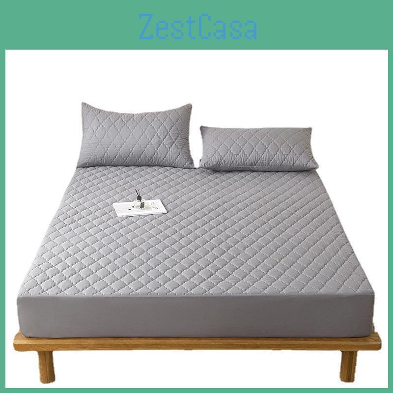 Machine Waterproof Washable Bedsheet Solid Color Mattress Cover Diaper Proof Mattress Cover Bedsheet