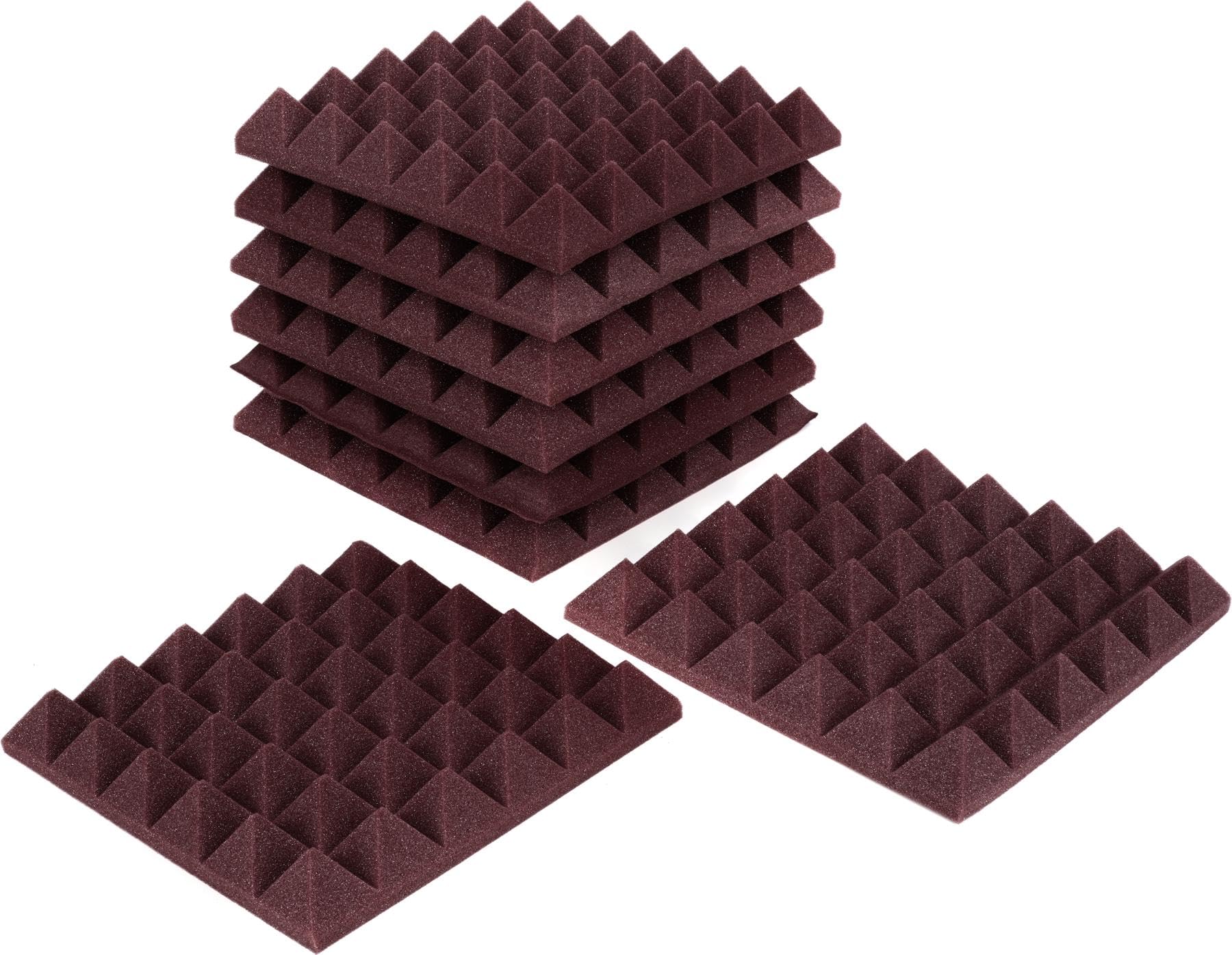 

Gator Frameworks 2 Thick Acoustic Foam Pyramid Panels 12 x12 Burgundy 8 Pack (GFW-ACPNL1212PBDY-8PK)