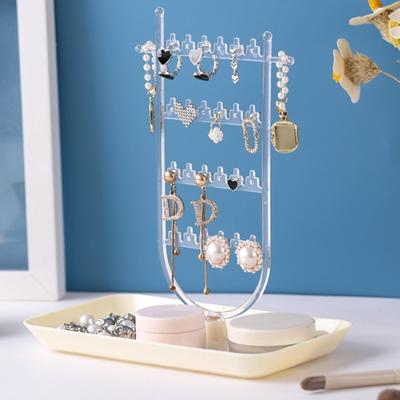 Ohrring-Organizer-Halter, 4-stufiger hängender Präsentationsständer für Ohrringe, Ohrstecker, Ohrringe