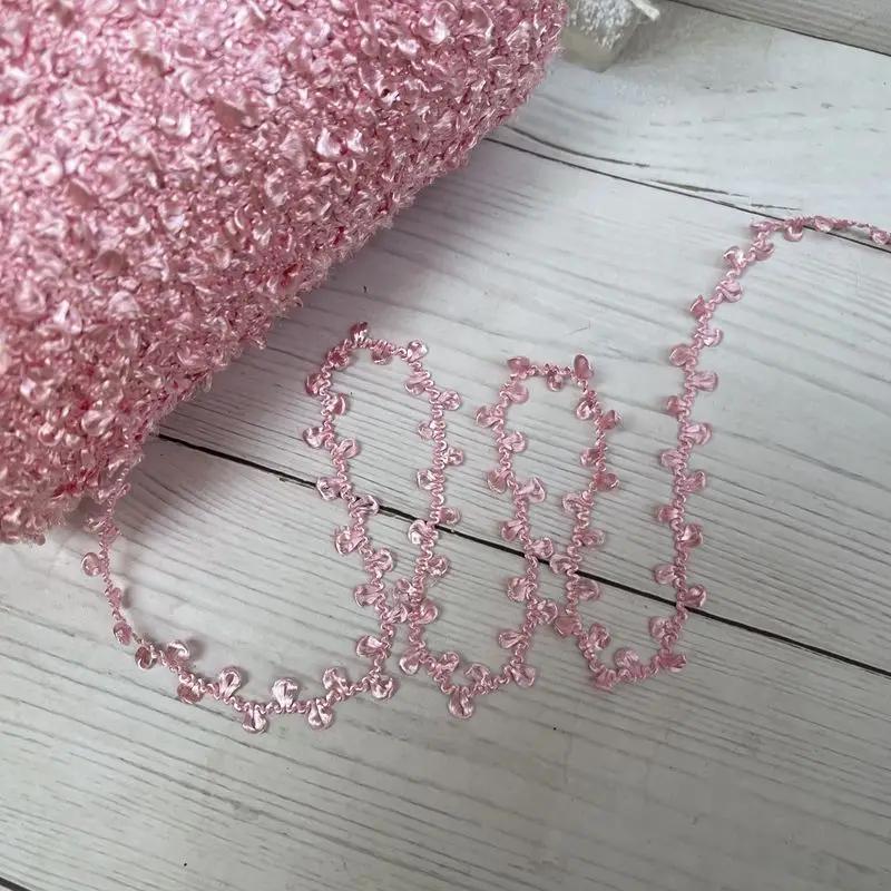 500g Big Ears, Double-sided Circular Yarn, Glossy Circular Yarn, DIY Handmade Mixed Thread Material, Hand Woven Scarf, Bag Yarn