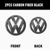 1/2Pcs Car Front Bonnet Grill Rear Trunk Emblem Logo Cover For Volkswagen VW Golf 4 5 6 7 8 MK6 Golf 7 Sportvan Polo 2013-2020 Bu2