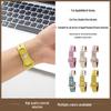 Xiaomi Katzenpfote Doppelniete Lederarmband für Apple/Huawei Uhren - Mehrfarbige Optionen für Damen