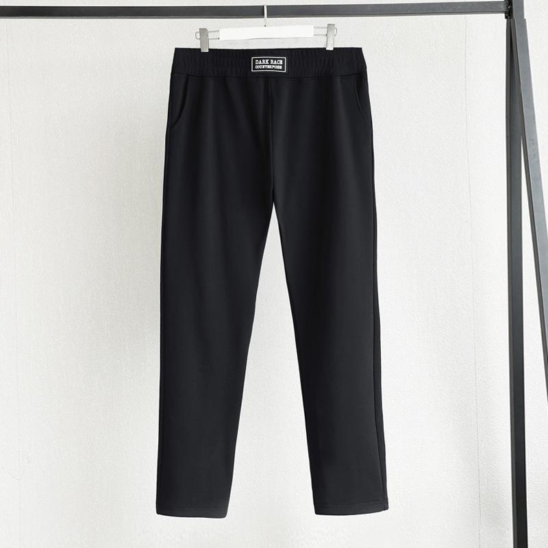 Plus Size Women s Winter Velvet Slimming Casual Pants 4XL (60-70 kg) чёрный