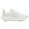 New Anta Flyknit Anti Slip Wear Resistant Low Top Sprint Running Shoes Women's White Green 922515557-3