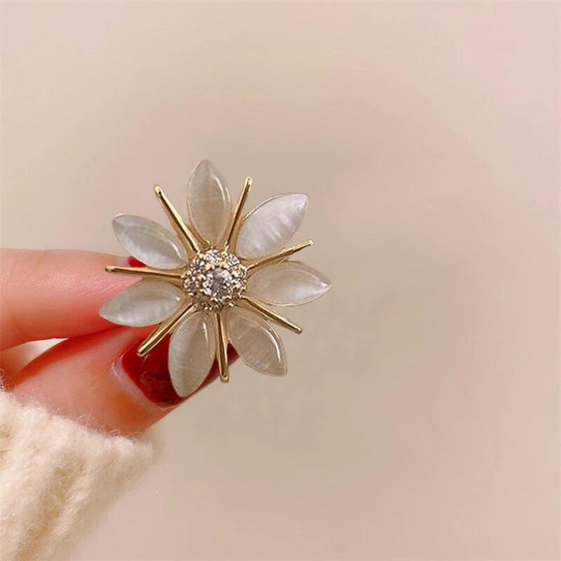 

Брошь со снежинкой и цирконием, модные элегантные женские броши из сплава, булавки для одежды, аксессуары, вечерние, свадебные подарки золотой